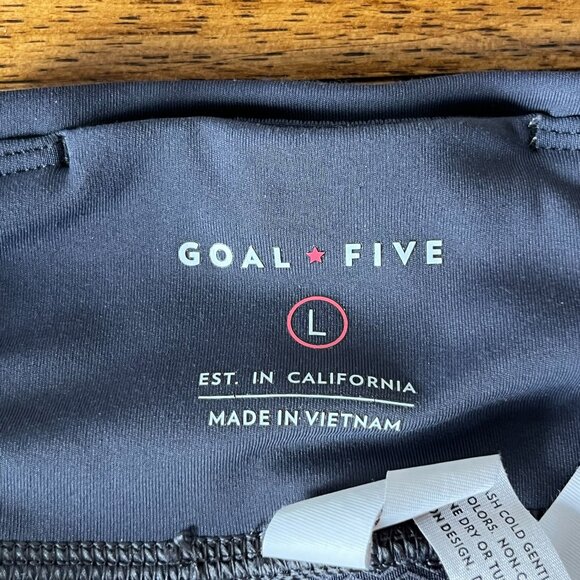 Goal Five Excel Workout Shorts Size Large L Gray Grey Unlined Train Run Yoga - Picture 9 of 11